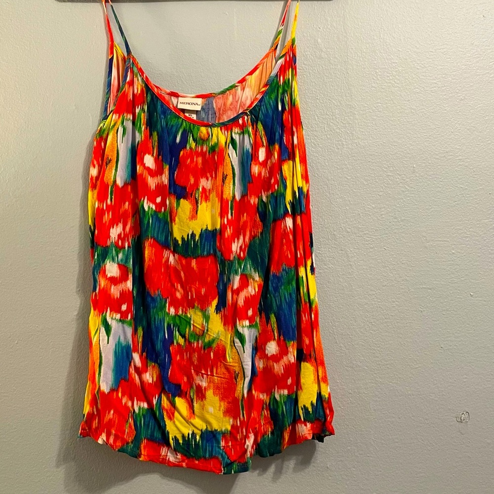 ☀️Bright colorful tank for the summer🌈☀️
